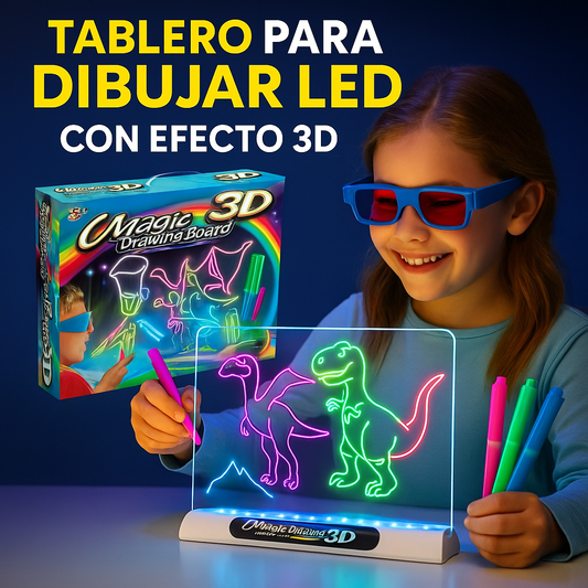 Tablero Mágico LED™ - Diversión y aprendizaje sin pantallas