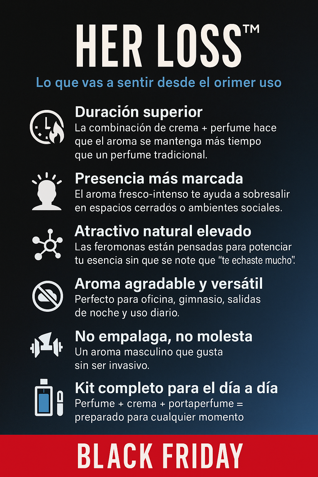 Perfume Her Loss™ - atractivo para las mujeres