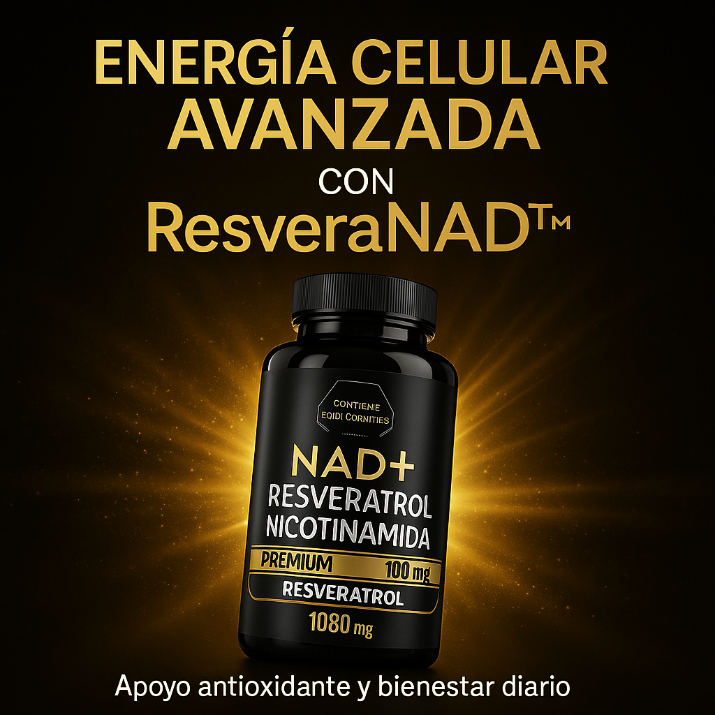 ResveraNAD™ – Fórmula Avanzada de Bienestar Celular