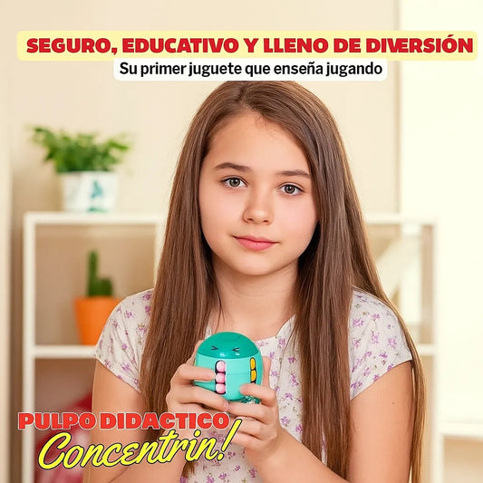 PulpoZen™ - Calma, enfoque y diversión en un solo juguete.