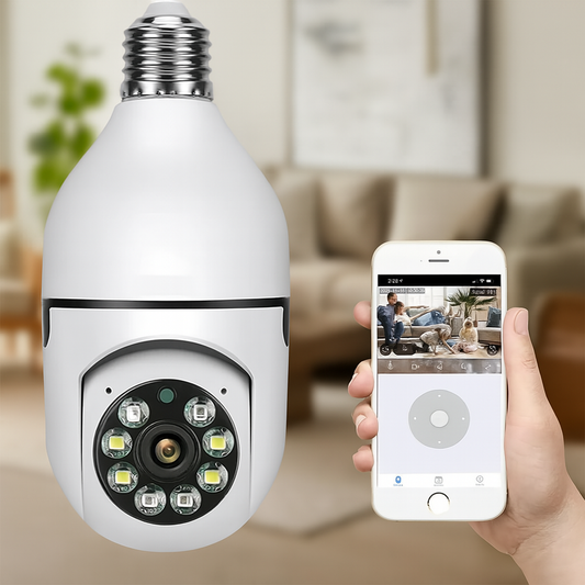BombiCam 360™ - Cámara Bombillo Inteligente