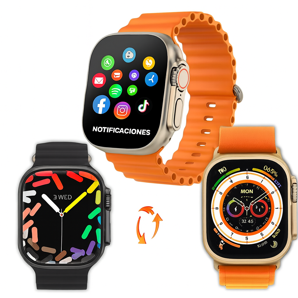 RELOJ INTELIGENTE - TEN UN MINI CELULAR EN TU MUÑECA + FUNCIONES EXCLUSIVAS