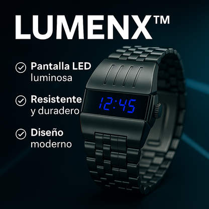 Reloj Lumenx™ - Diseño futurista y exclusivo Tecnología + Estilo