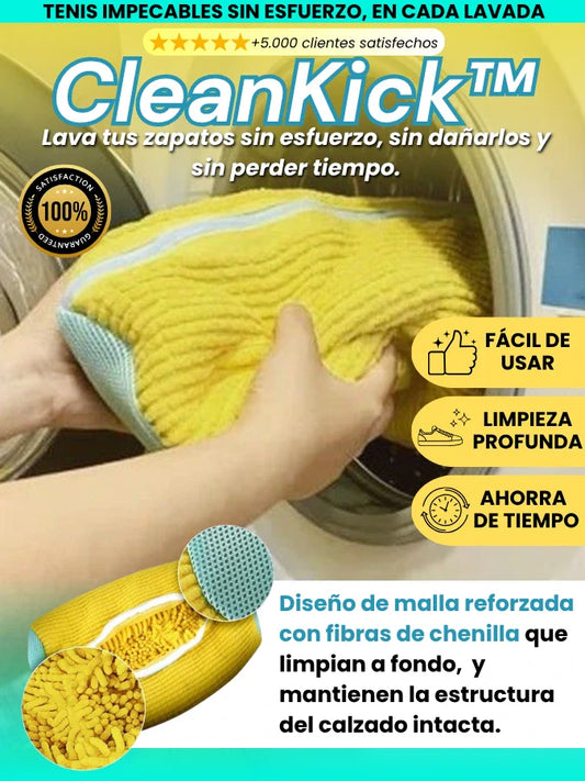 CleanKick™ – Bolsa Protectora para Lavar Zapatos sin Dañarlos