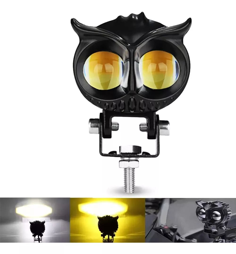 DualPower Led™ Par Exploradoras Turbo Led Búho Doble Color ALTA POTENCIA Moto / Carro 🚨 - [PROMOCIÓN DISPONIBLE SOLO HOY]
