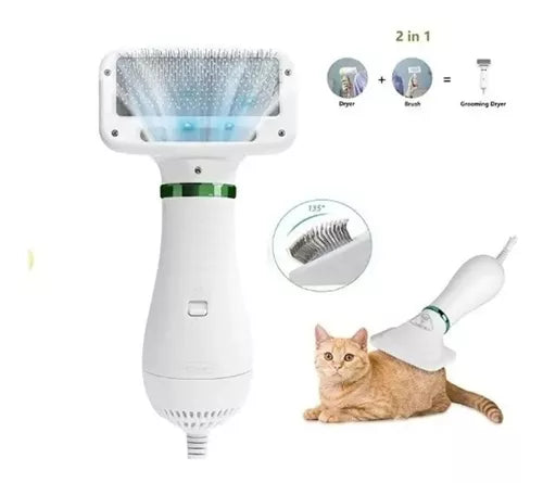 PetGlide Pro™ Secador profesional de mascotas 2 en 1 (cepillo + secador) | OFERTA 50% - [PROMOCIÓN DISPONIBLE SOLO HOY]