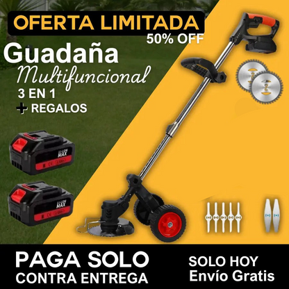 PowerTrim™ 360 –  Guadaña Multifuncional Con 2 Baterías y Kit de Corte Gratis - [PROMOCIÓN DISPONIBLE SOLO HOY]