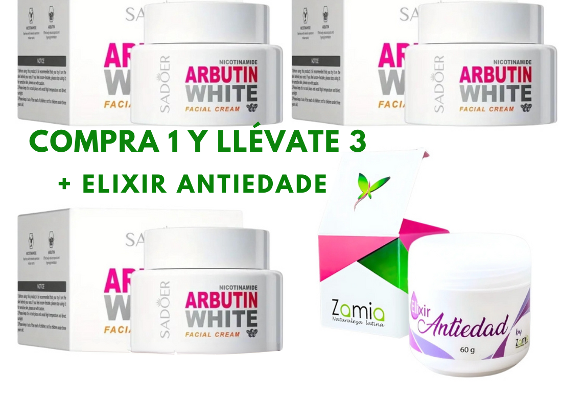 🔥 GlowPack™ – Llévate 3 Arbutin White + Elixir Anti-Edad GRATIS 🔥