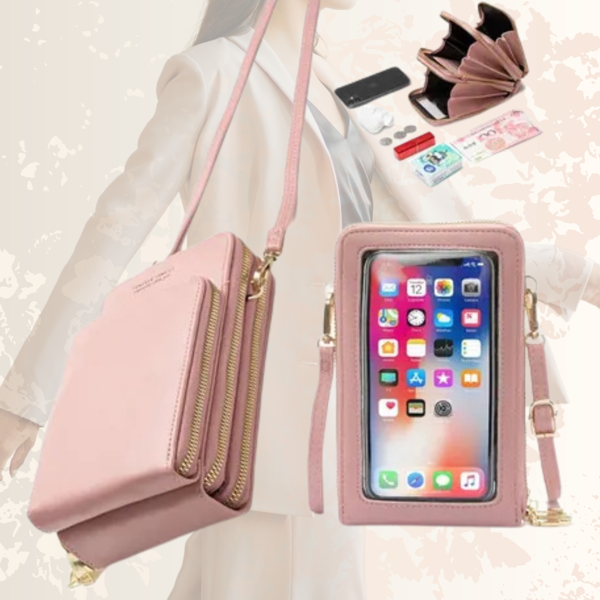 MiniBella™ - Oferta 2x1: Bolso porta celular y documentos👜
