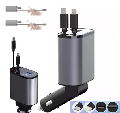 ChargeGo™ – Cargador Retráctil de Coche - [PROMOCIÓN DISPONIBLE SOLO HOY]
