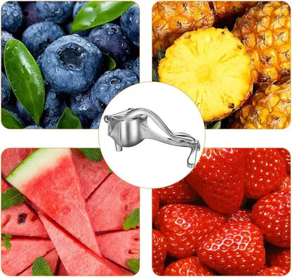 JuiceMaster™ – Exprimidor Metálico para Jugo de Fruta Fresca
