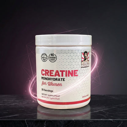 Creatina Monohidratada Old School: Aumenta glúteos y piernas en semanas