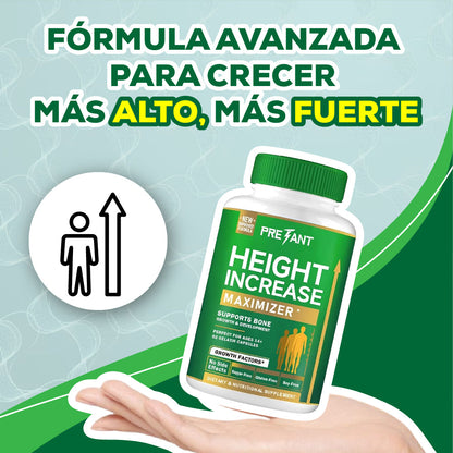Height Maximizer™ – Suplemento Activador de Crecimiento y Soporte Óseo