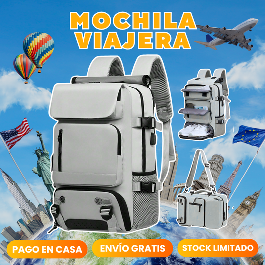 ViajeraX | Mochila de Aventura Gran Capacidad y Estilo Moderno.