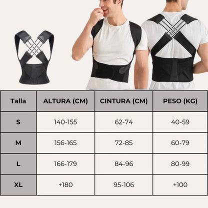 PosturaPlus™ Corrector de Postura Ortopédico Unisex - [PROMOCIÓN DISPONIBLE SOLO HOY]