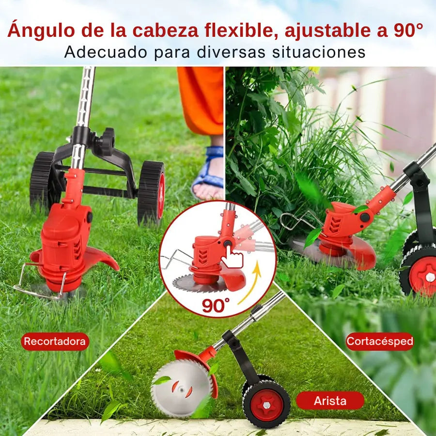 PowerTrim™ 360 –  Guadaña Multifuncional Con 2 Baterías y Kit de Corte Gratis - [PROMOCIÓN DISPONIBLE SOLO HOY]