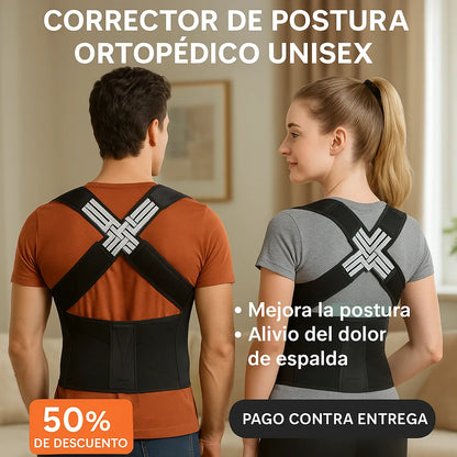 PosturaPlus™ Corrector de Postura Ortopédico Unisex - [PROMOCIÓN DISPONIBLE SOLO HOY]