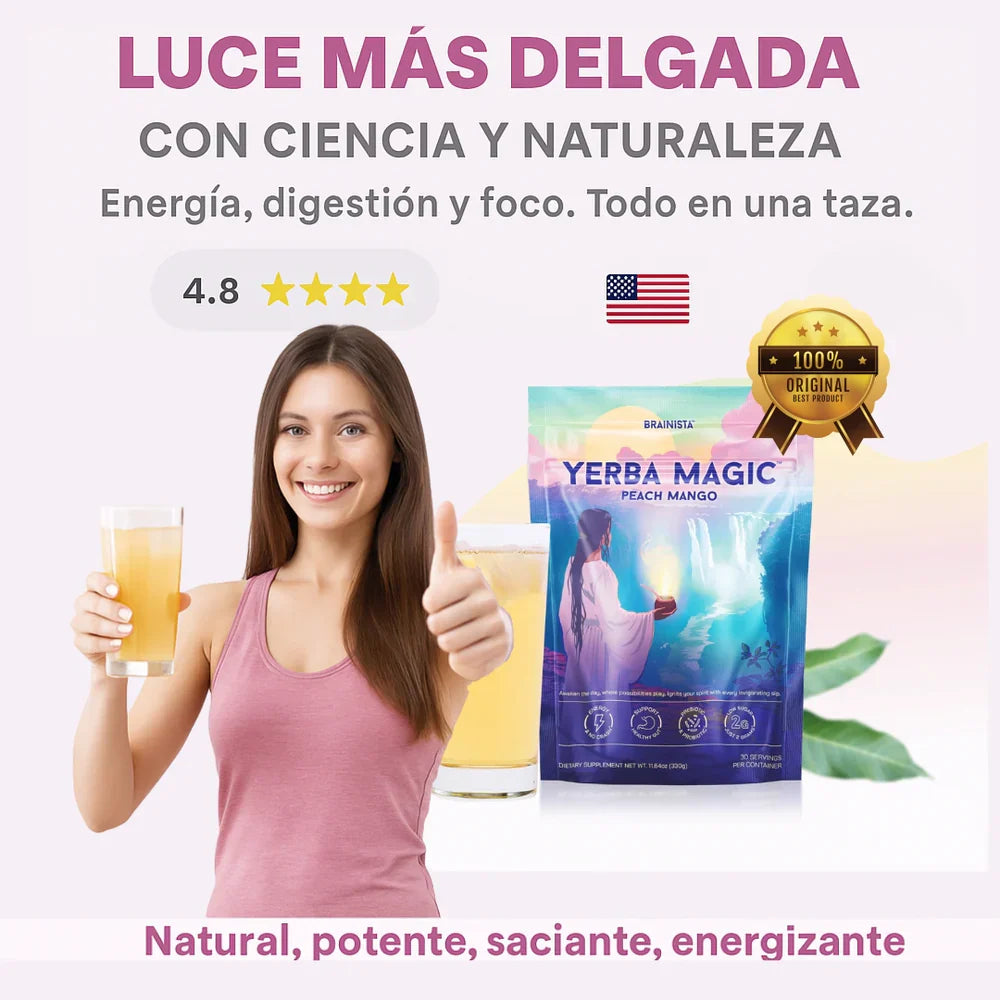 Yerba Magic® Té instantáneo de yerba mate en polvo