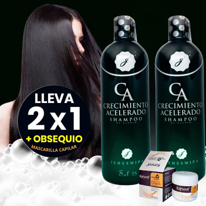 SHAMPOO CRECIMIENTO ACELERADO + OBSEQUIO (MASCARILLA CAPILAR)