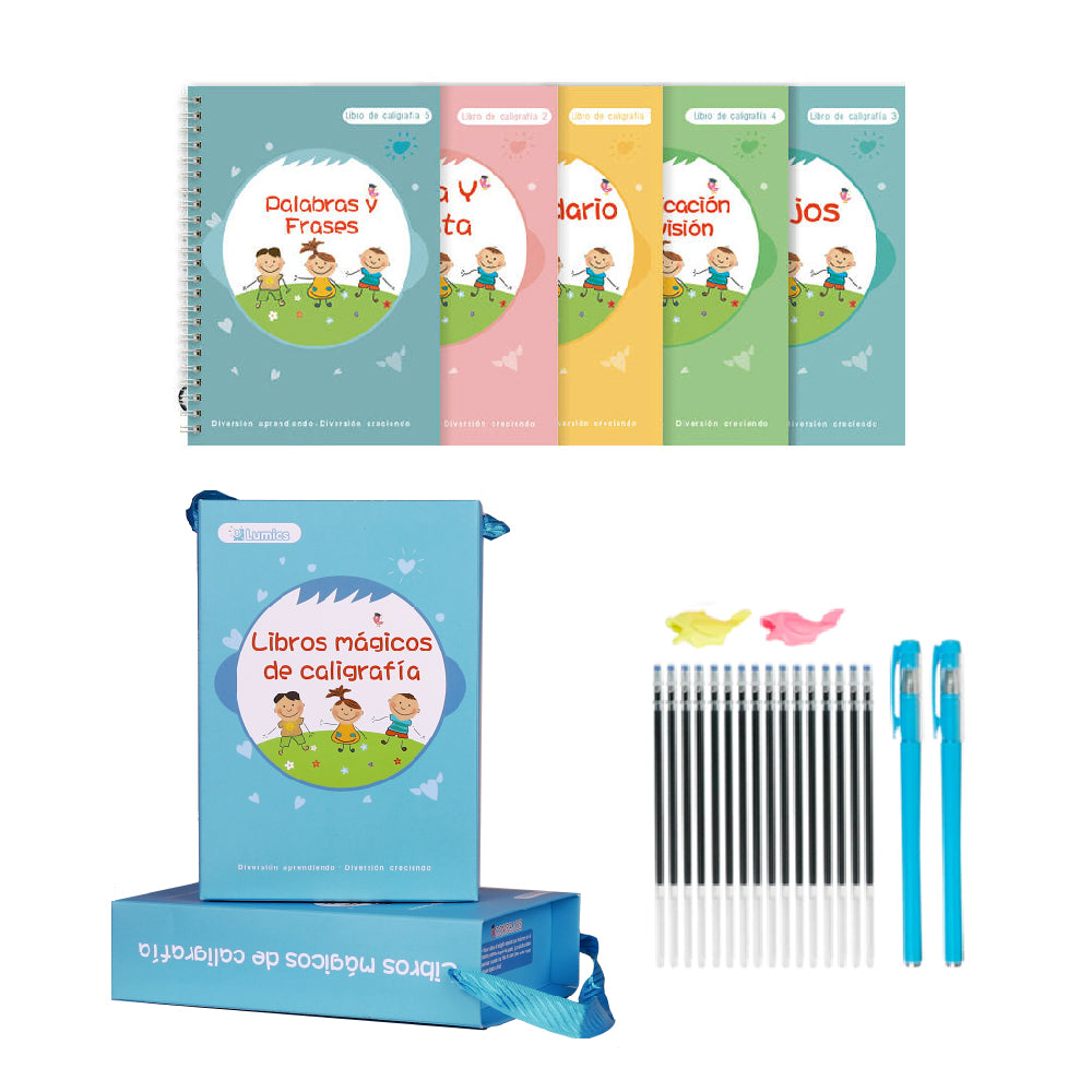 LUMIOS™ 5 LIBROS DE CALIGRAFÍA - [PROMOCIÓN DISPONIBLE SOLO HOY]