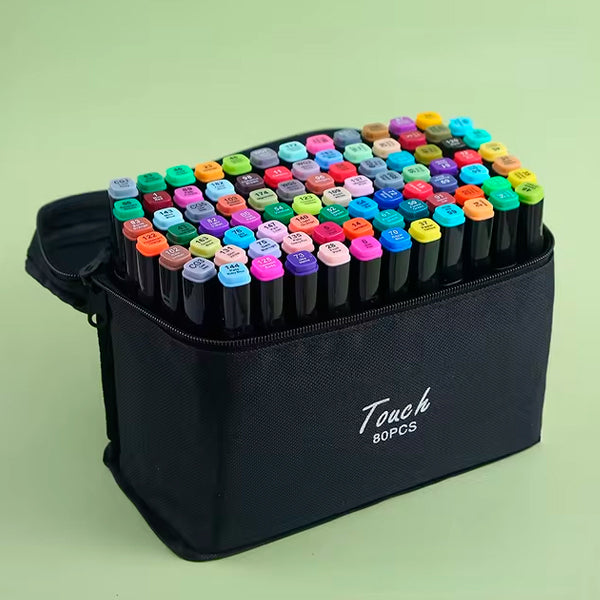 Touch™ Marcadores Doble Punta 80 unidades ✏️🎨 - Envío Gratis - [PROMOCIÓN DISPONIBLE SOLO HOY]