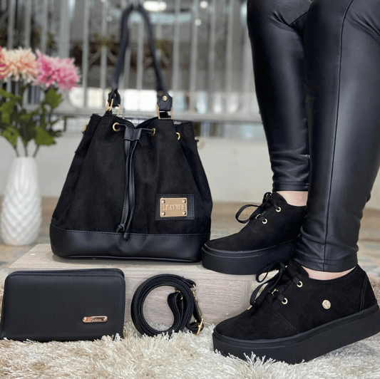 Trio Lince Dama™ Bolso + Billetera + Calzado Promoción - CIERRE DE LA TIENDA - CONTRA ENTREGA ENVÍO GRATIS