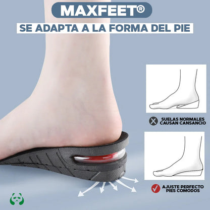 MaxFeet™ Plantillas de Altura Ajustables 3 Niveles (3CM-5CM-7CM) - [PROMOCIÓN DISPONIBLE SOLO HOY]