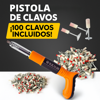 ClavoForce™ – Pistola de Clavos + 100 Unidades Incluidas - [PROMOCIÓN DISPONIBLE SOLO HOY]