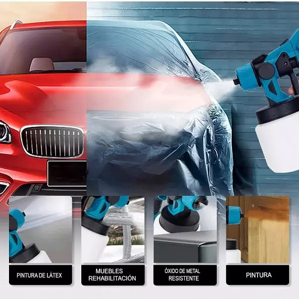 Paint Pro™ Pistola Pulverizadora Eléctrica Inalámbrica de Alta Potencia - [PROMOCIÓN DISPONIBLE SOLO HOY]