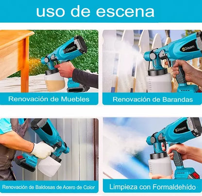 Paint Pro™ Pistola Pulverizadora Eléctrica Inalámbrica de Alta Potencia - [PROMOCIÓN DISPONIBLE SOLO HOY]
