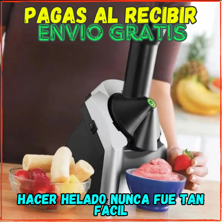 HelaOn™ Maquina de Helados - Hacer Helado Nunca Fue tan Facil ✅ 🍦Nuevo Diseño Mas Resistente e Instantaneo - [PROMOCIÓN DISPONIBLE SOLO HOY]