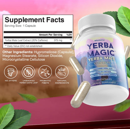 Yerba Magic™ - Cápsulas De Yerba Mate I 60  Cápsulas