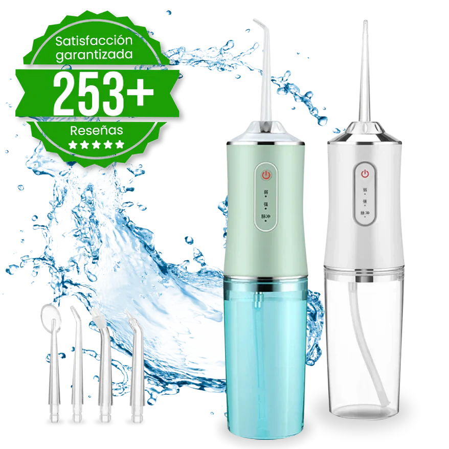 PowerFloss™ Irrigador Dental Limpieza Oral Recargable - [PROMOCIÓN DISPONIBLE SOLO HOY]