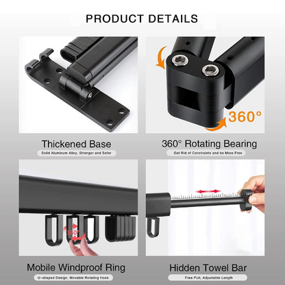 TendeOn™ Tendedero de Ropa Plegable 360° - [PROMOCIÓN DISPONIBLE SOLO HOY]