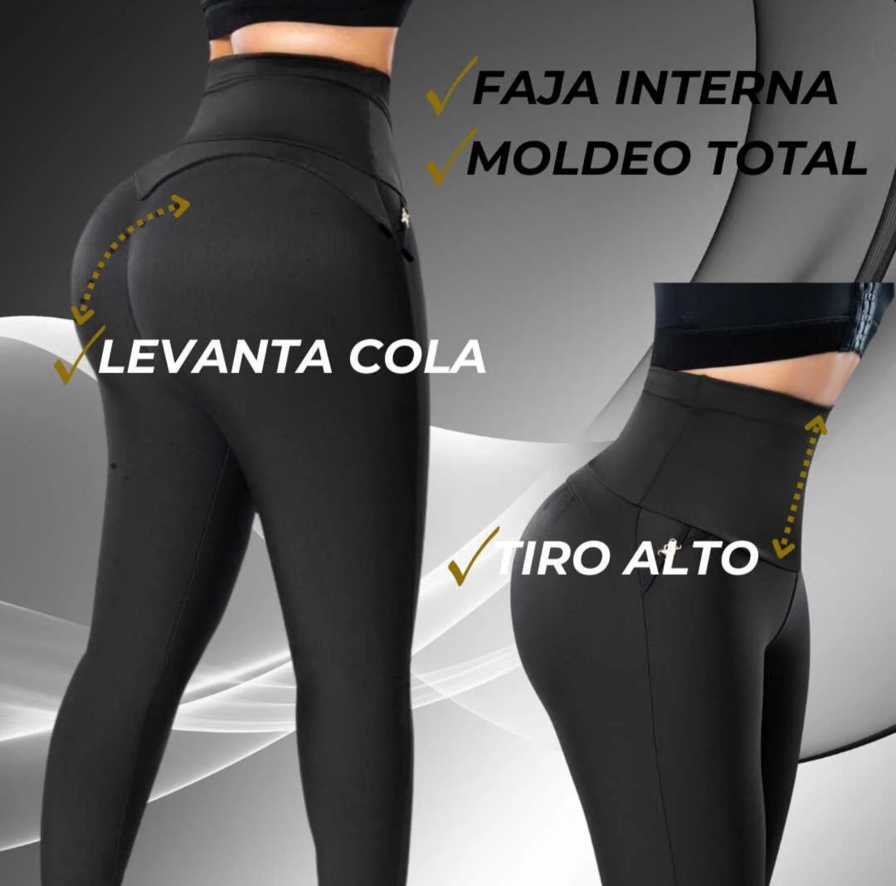 Curvely™ – Leggins Adelgazantes con Efecto Push-Up y Control Total