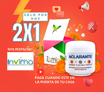 2X1 Zamia™ | Suero Aclarante Natural ✨