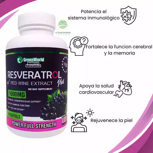 ¡Recupera tu Juventud en 30 Días! Revitaliza tu Piel y Energía con Resveratrol ¡Actúa Ahora! 🍇