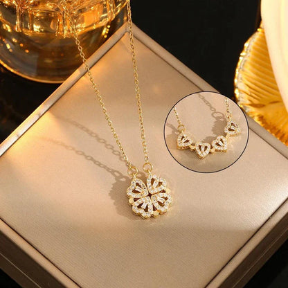 Monaky™ Collar Trébol Corazón + Caja de Regalo - [PROMOCIÓN DISPONIBLE SOLO HOY]