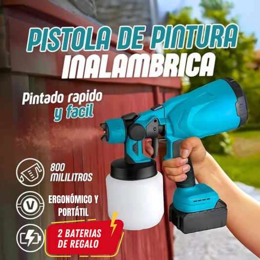 SprayPro Max™ - Pistola pintura inalambrica tasbel 2 baterías