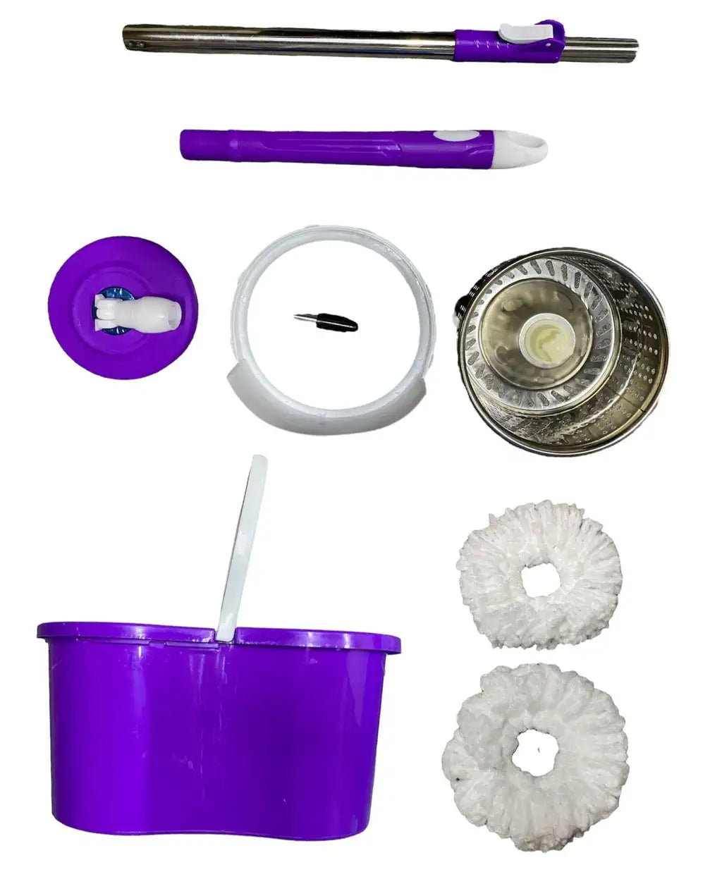 PowerMaid™ - Trapero Giratorio Magico Con Balde 360° -  [PROMOCIÓN DISPONIBLE SOLO HOY]