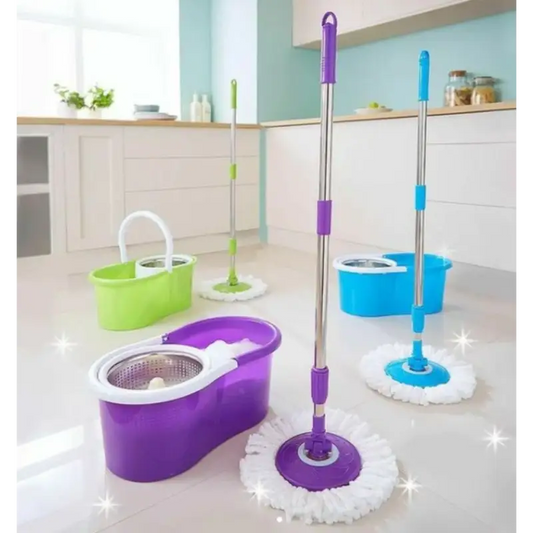 PowerMaid™ - Trapero Giratorio Magico Con Balde 360° -  [PROMOCIÓN DISPONIBLE SOLO HOY]