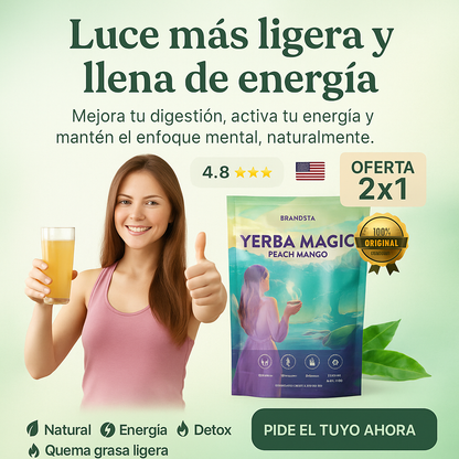 Yerba Magic® Té instantáneo de yerba mate en polvo