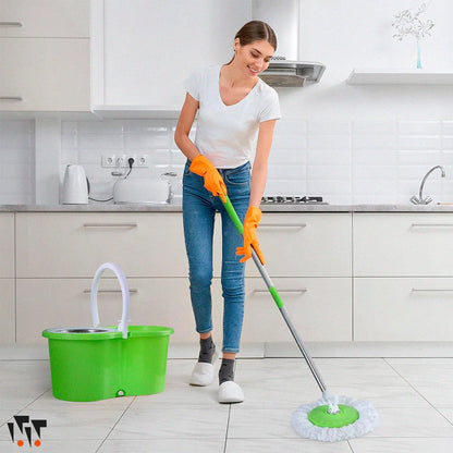 TrapPro 360° (2 Mopas + Balde Escurridor)