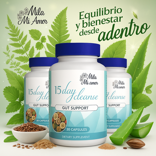 15 Days Cleanse - Apoyo para el intestino y el colon