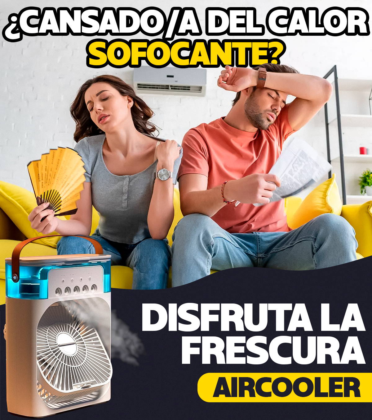 Glacio™ - Mini Ventilador Portátil - [PROMOCIÓN DISPONIBLE SOLO HOY]