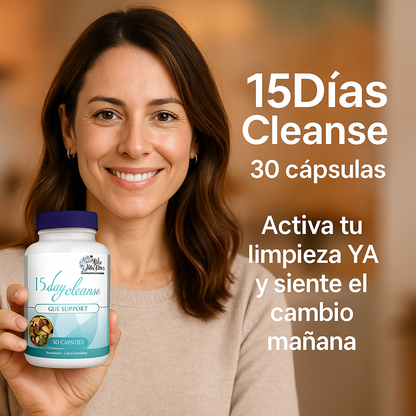 15 Days Cleanse - Apoyo para el intestino y el colon