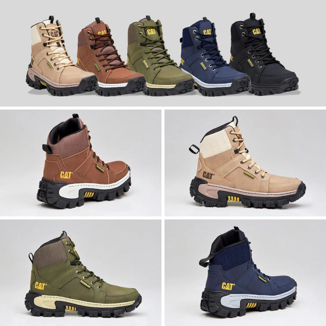 Botas CAT Premium® – El calzado todoterreno que funciona en la obra