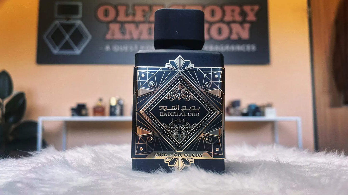 KIT 4 PERFUMES + REGALO ( Insp. Oud For Glory, Asad, Haramain, Nomade)