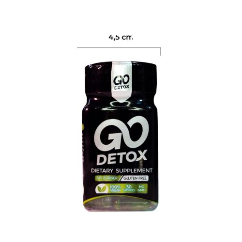 GO Detox - Suplemento Dietético Quema Grasas sin Gluten para Adelgazar - [PROMOCIÓN DISPONIBLE SOLO HOY]